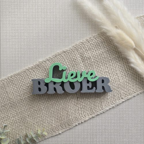 Lieve broer