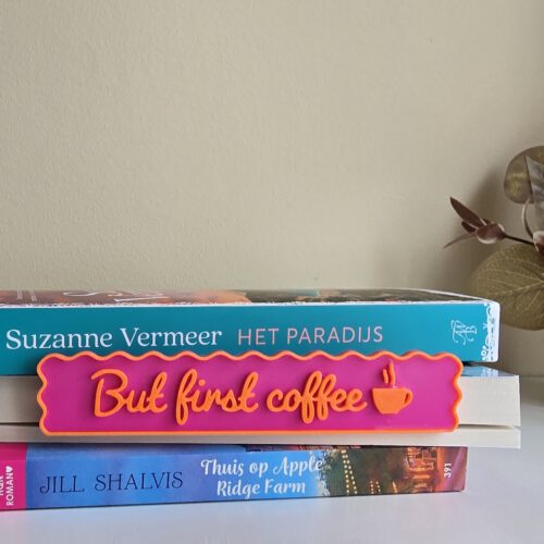 But first coffee – 3D-printbare Boekenlegger