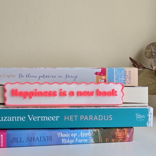 Happiness is a new book – Boekenlegger